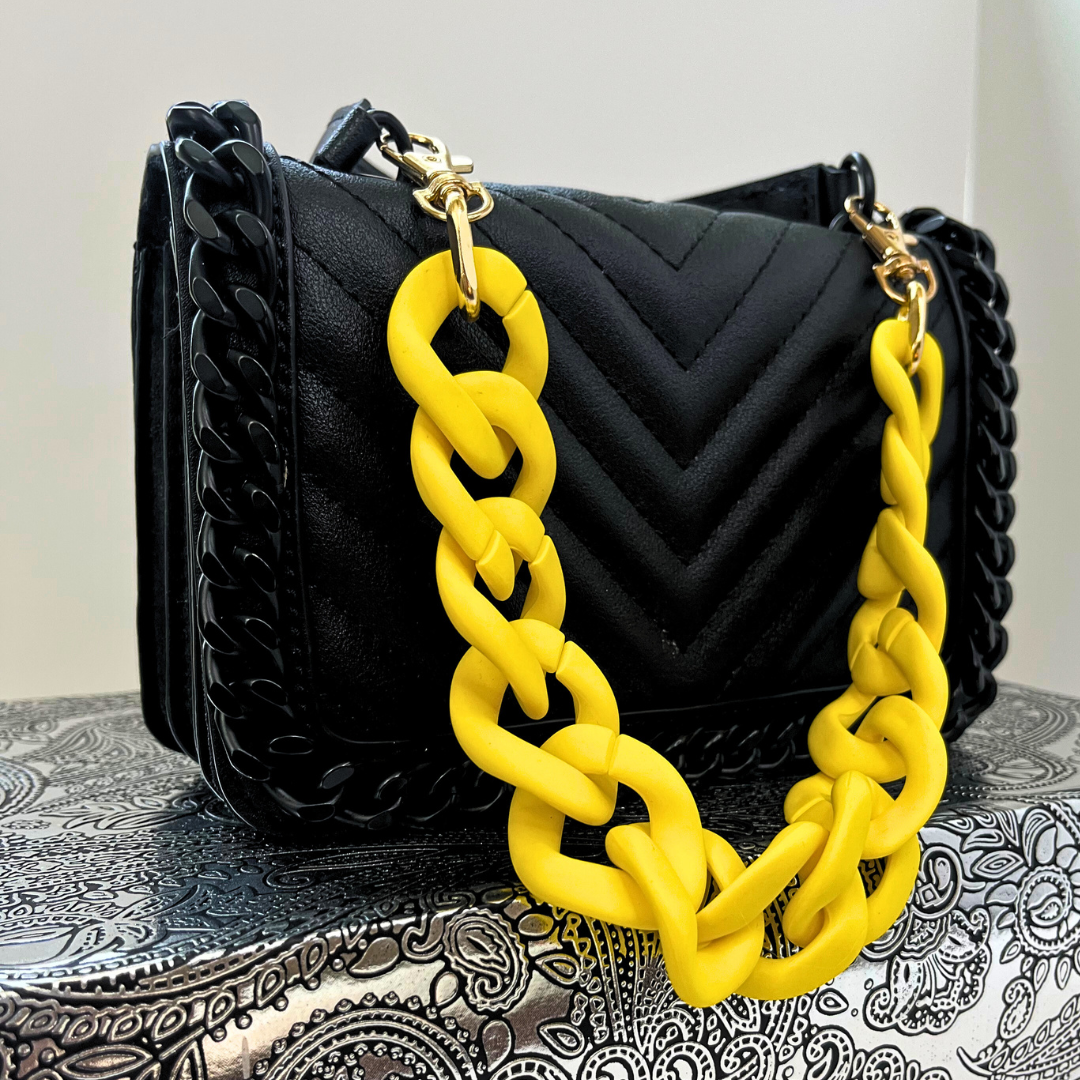 Yellow Matte | Purse Chain