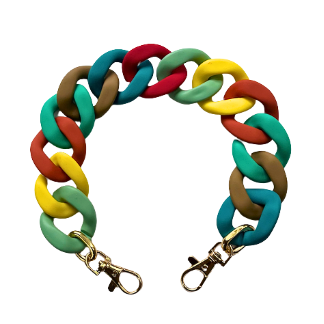 Multi-colored Matte 38cm Purse Chain